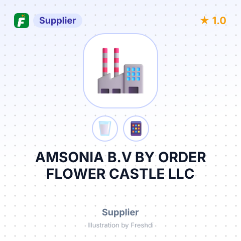 AMSONIA B.V BY ORDER FLOWER CASTLE LLC – summary card, no photo uploaded yet
