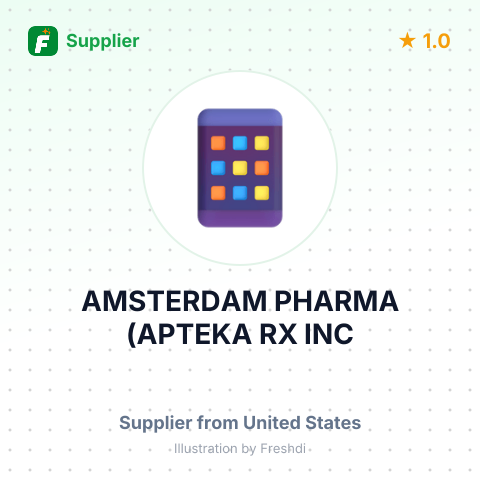 AMSTERDAM PHARMA (APTEKA RX INC – summary card, no photo uploaded yet