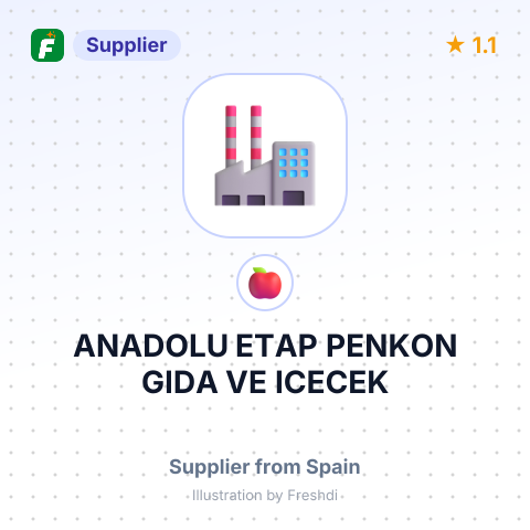 ANADOLU ETAP PENKON GIDA VE ICECEK – summary card, no photo uploaded yet