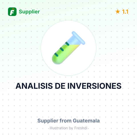 ANALISIS DE INVERSIONES – summary card, no photo uploaded yet
