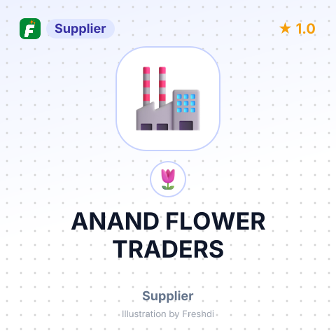 ANAND FLOWER TRADERS – summary card, no photo uploaded yet