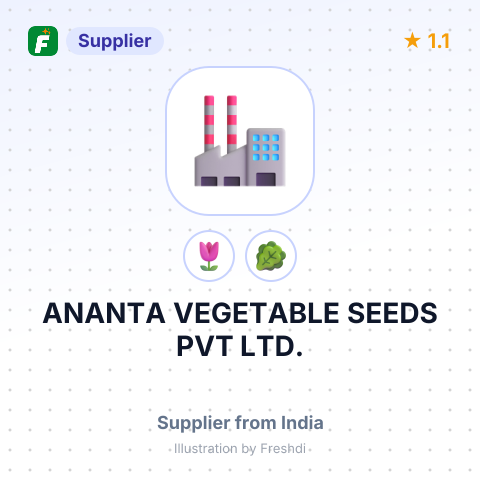 ANANTA VEGETABLE SEEDS PVT LTD. – summary card, no photo uploaded yet