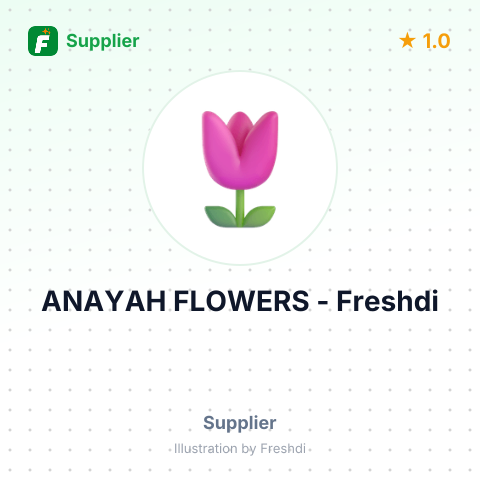 ANAYAH FLOWERS – summary card, no photo uploaded yet