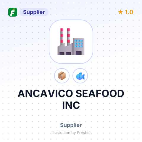 ANCAVICO SEAFOOD INC – summary card, no photo uploaded yet