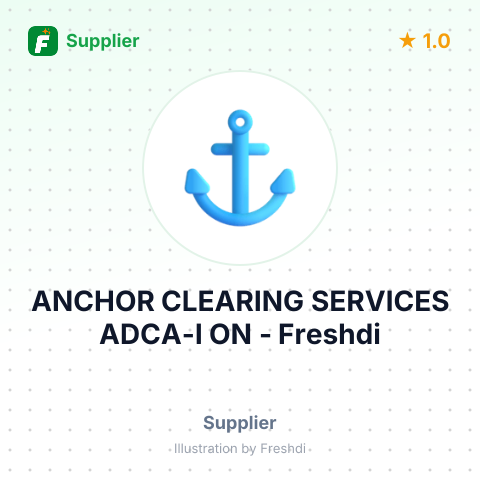 ANCHOR CLEARING SERVICES ADCA-I ON – summary card, no photo uploaded yet