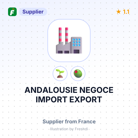 ANDALOUSIE NEGOCE IMPORT EXPORT – summary card, no photo uploaded yet