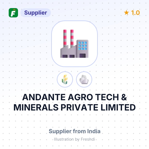 ANDANTE AGRO TECH & MINERALS PRIVATE LIMITED – summary card, no photo uploaded yet