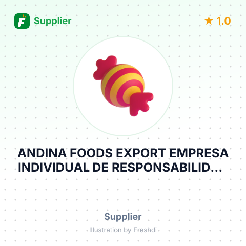 ANDINA FOODS EXPORT EMPRESA INDIVIDUAL DE RESPONSABILIDAD LIMITADA - ANDINA FOODS EXPORT E.I.R.L – summary card, no photo uploaded yet