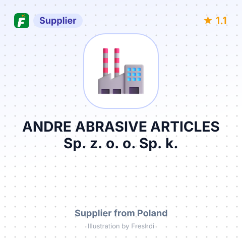 ANDRE ABRASIVE ARTICLES Sp. z. o. o. Sp. k. – summary card, no photo uploaded yet