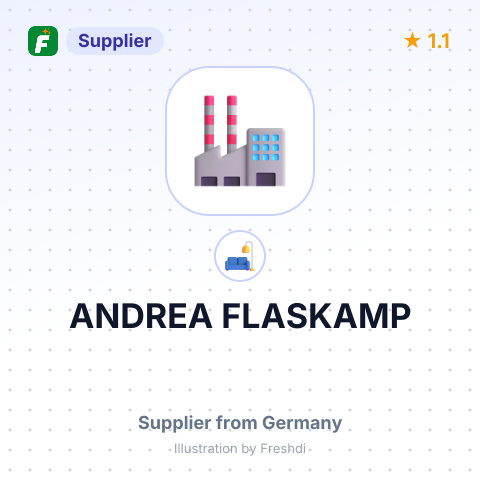 ANDREA FLASKAMP – summary card, no photo uploaded yet