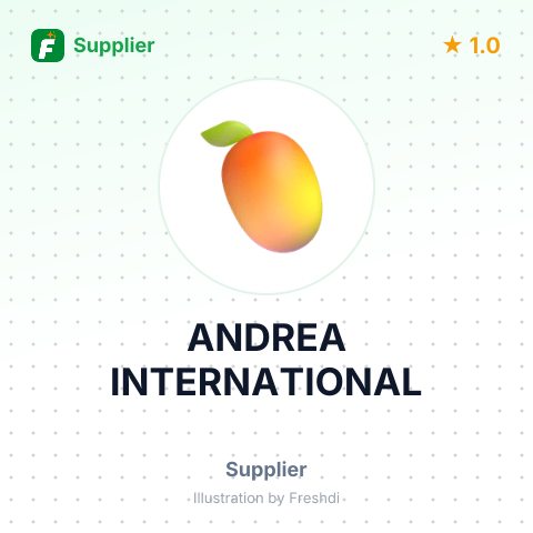 ANDREA INTERNATIONAL – summary card, no photo uploaded yet