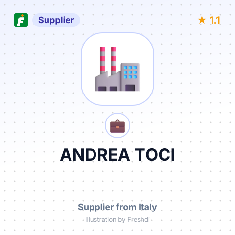 ANDREA TOCI – summary card, no photo uploaded yet