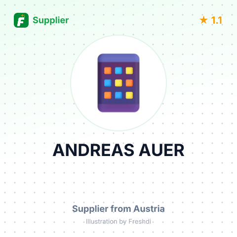 ANDREAS AUER – summary card, no photo uploaded yet