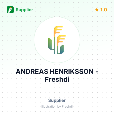 ANDREAS HENRIKSSON – summary card, no photo uploaded yet