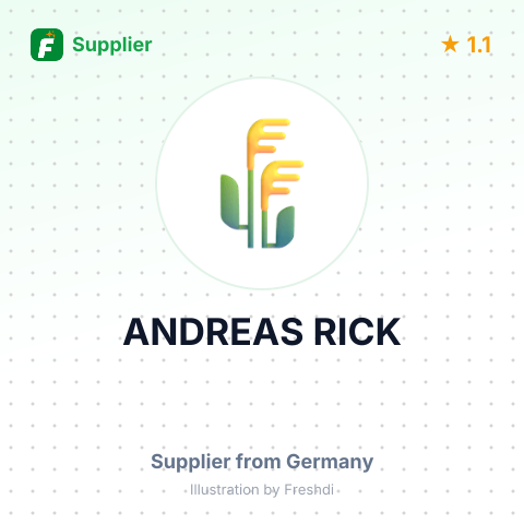 ANDREAS RICK – summary card, no photo uploaded yet