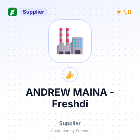 ANDREW MAINA – summary card, no photo uploaded yet