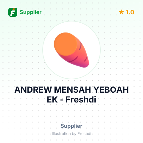 ANDREW MENSAH YEBOAH EK – summary card, no photo uploaded yet