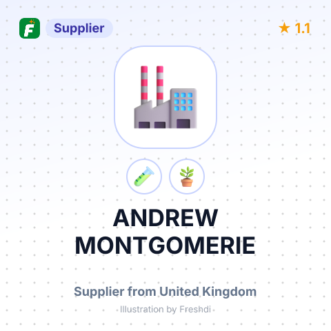 ANDREW MONTGOMERIE – summary card, no photo uploaded yet