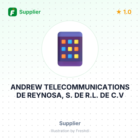 ANDREW TELECOMMUNICATIONS DE REYNOSA, S. DE R.L. DE C.V – summary card, no photo uploaded yet