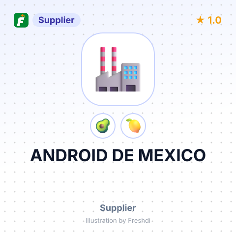 ANDROID DE MEXICO – summary card, no photo uploaded yet