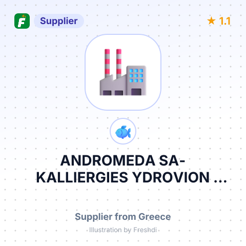 ANDROMEDA SA-KALLIERGIES YDROVION ORGANISMON – summary card, no photo uploaded yet