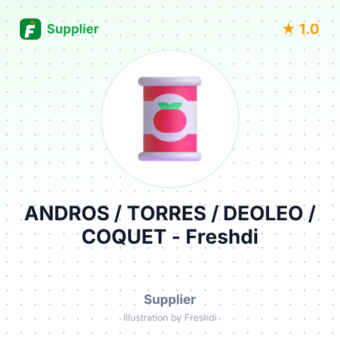 ANDROS / TORRES / DEOLEO / COQUET – summary card, no photo uploaded yet
