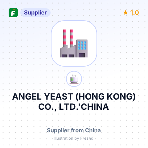 ANGEL YEAST (HONG KONG) CO., LTD.'CHINA – summary card, no photo uploaded yet