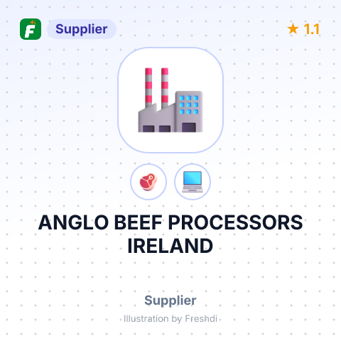 ANGLO BEEF PROCESSORS IRELAND – summary card, no photo uploaded yet