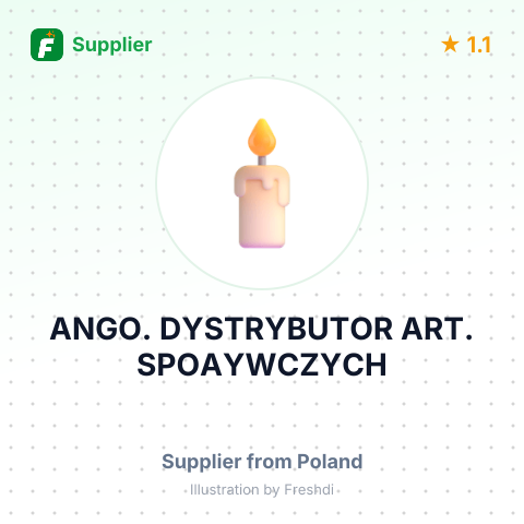ANGO. DYSTRYBUTOR ART. SPOAYWCZYCH – summary card, no photo uploaded yet
