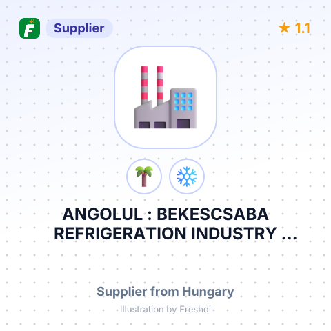 ANGOLUL : BEKESCSABA REFRIGERATION INDUSTRY CLOSED CORPORATION ROVIDITETT NEV: BEKESCSABA REFRIGERAT – summary card, no photo uploaded yet