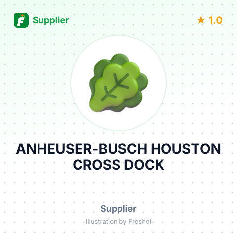 ANHEUSER-BUSCH HOUSTON CROSS DOCK – summary card, no photo uploaded yet