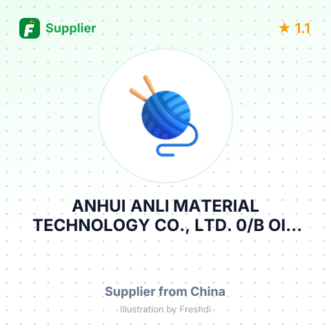 ANHUI ANLI MATERIAL TECHNOLOGY CO., LTD. 0/B OIA GLOBAL LOGISTICS-SCH, INC. – summary card, no photo uploaded yet