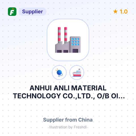 ANHUI ANLI MATERIAL TECHNOLOGY CO.,LTD., O/B OIA GLOBAL LOGISTICS-SCM, INC. – summary card, no photo uploaded yet