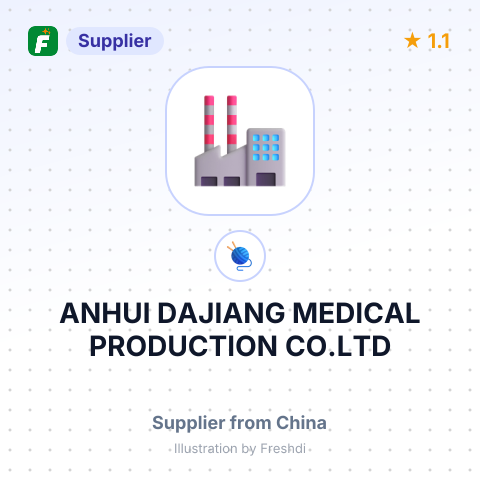ANHUI DAJIANG MEDICAL PRODUCTION CO.LTD – summary card, no photo uploaded yet
