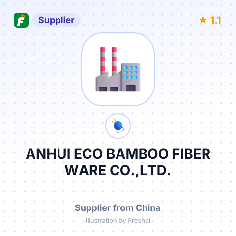 ANHUI ECO BAMBOO FIBER WARE CO.,LTD. – summary card, no photo uploaded yet