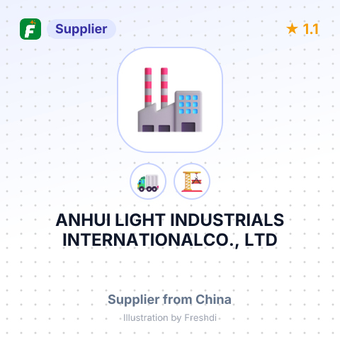 ANHUI LIGHT INDUSTRIALS INTERNATIONALCO., LTD – summary card, no photo uploaded yet