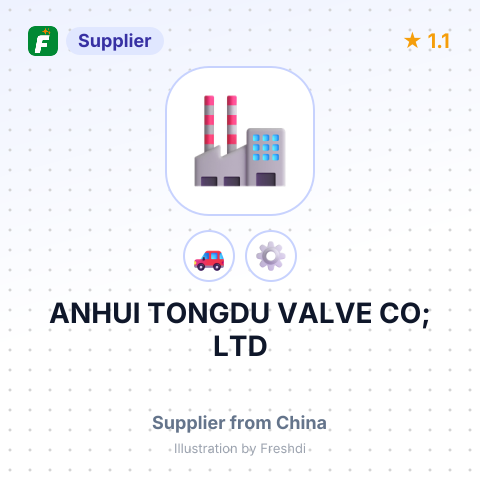 ANHUI TONGDU VALVE CO; LTD – summary card, no photo uploaded yet