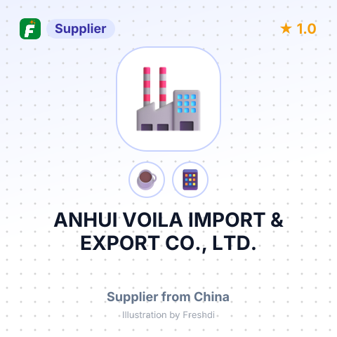 ANHUI VOILA IMPORT & EXPORT CO., LTD. – summary card, no photo uploaded yet