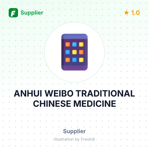 ANHUI WEIBO TRADITIONAL CHINESE MEDICINE – summary card, no photo uploaded yet