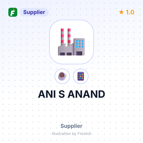 ANI S ANAND – summary card, no photo uploaded yet