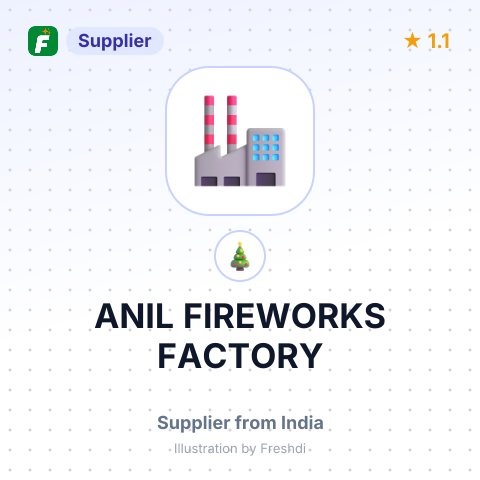 ANIL FIREWORKS FACTORY – summary card, no photo uploaded yet