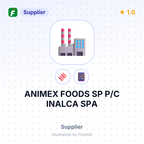 ANIMEX FOODS SP P/C INALCA SPA – summary card, no photo uploaded yet