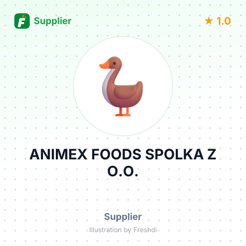ANIMEX FOODS SPOLKA Z O.O. – summary card, no photo uploaded yet