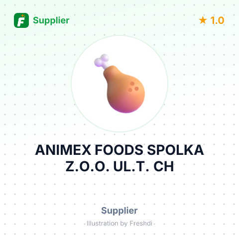 ANIMEX FOODS SPOLKA Z.O.O. UL.T. CH – summary card, no photo uploaded yet
