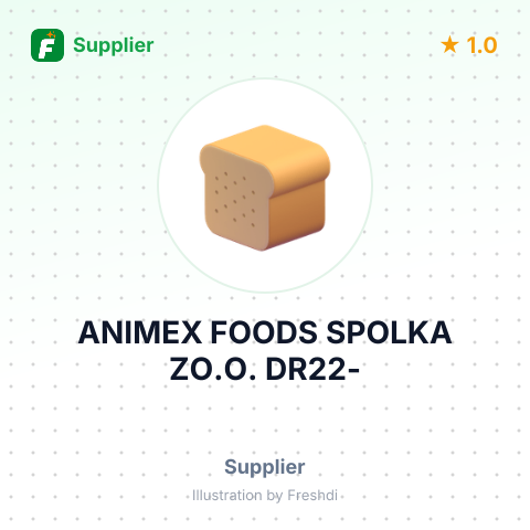 ANIMEX FOODS SPOLKA ZO.O. DR22- – summary card, no photo uploaded yet