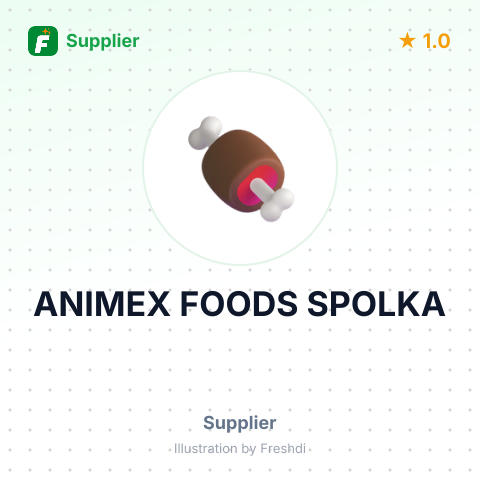 ANIMEX FOODS SPOLKA – summary card, no photo uploaded yet