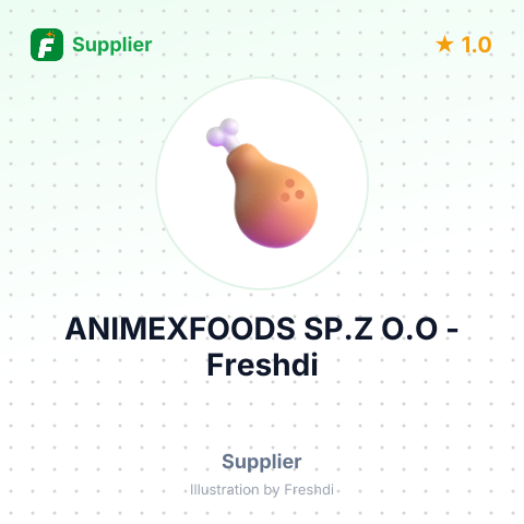 ANIMEXFOODS SP.Z O.O – summary card, no photo uploaded yet