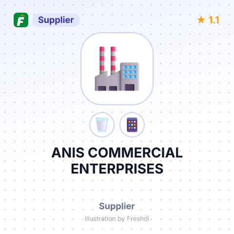 ANIS COMMERCIAL ENTERPRISES – summary card, no photo uploaded yet