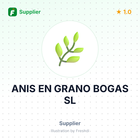 ANIS EN GRANO BOGAS SL – summary card, no photo uploaded yet