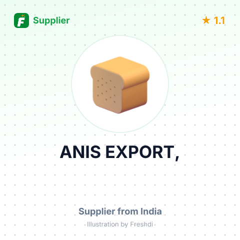 ANIS EXPORT, – summary card, no photo uploaded yet